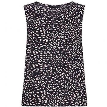 Vero Moda Sine - Camiseta sin mangas para mujer, color negro Negro Negro