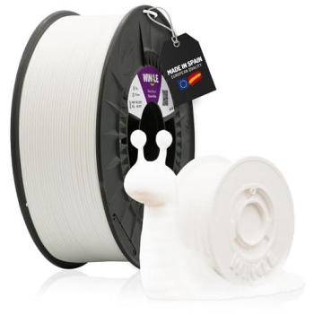 Filamento PLA HD 2.85mm Winkle para Impresora 3D - Bobina de 1kg en Blanco Glaciar, Compatible con Todas las Impresoras, Alta Precisión Dimensional