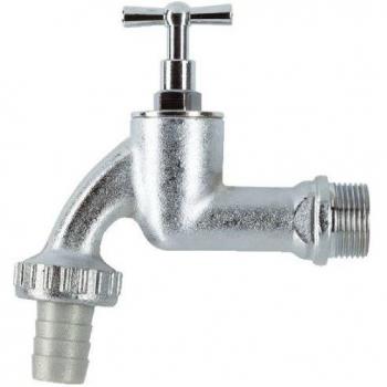 Grifo de Agua Gardena con Conexión de Tornillo G 3/4 y Rosca de 26,5 mm para Mangueras de 19 mm (3/4)