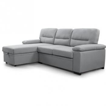 Sofá Cama Chaise Longue Emma 238cm Gris