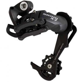 Sram - Cambio Trasero X.7-16 9V 1:1 Caja Media Gris