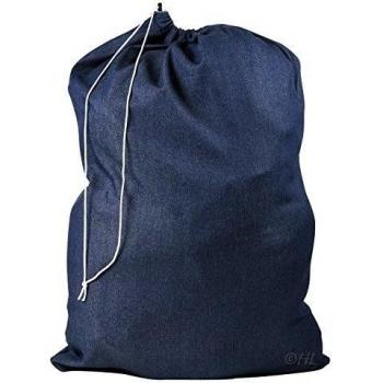 Bolsa para la colada comercial de nailon resistente, tamaño gigante., Azul, 30 x 40