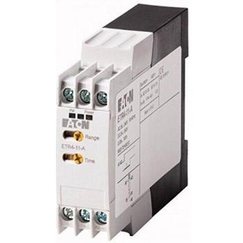 Eaton ETR4-11-A Timer Relay 0.05...36000s AC 24...240V, Dimensions: 23 x 23 x 82 mm, Power: 1W, Voltage: 24-240V