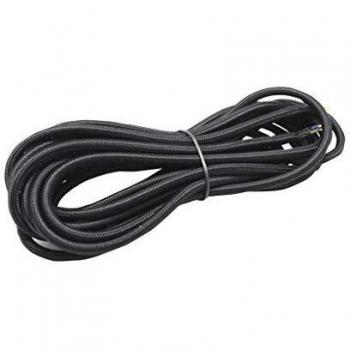 Seiza Cable Decorativo Tela 2X0.75Mm 5Metros Negro