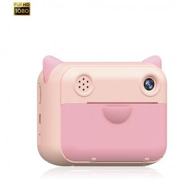 DAM Cámara digital de fotos para niños 12mpx, video FullHD, impresión instantánea, doble cámara para selfies, medidas 9x4x7cm
