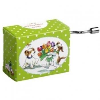 Pagna 20537-15 Spieluhr Tulpe Happy Birthday Mick & Muck - Caja de música