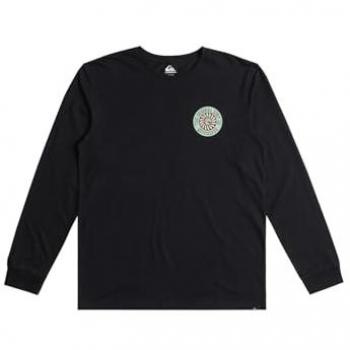 Quiksilver Camiseta de Manga Larga Bloom Cycle para Hombre, Color Negro, Talla M