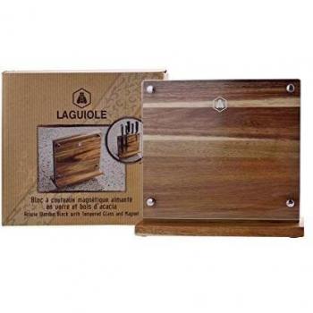 LAGUIOLE - Laguiole 40268431 Bloque de descanso de cuchillos magnéticos de madera de Accacia