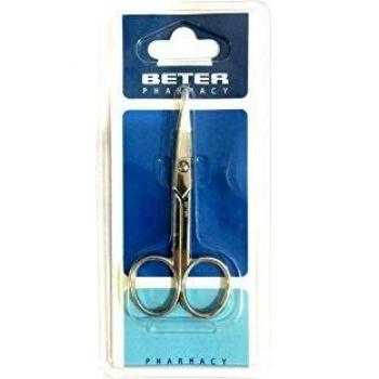 Beter Professional Curved Chrome Manicure Scissors for Cuticle