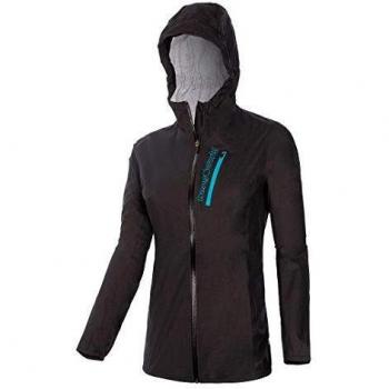 Trangoworld Ardisa Chaqueta, Mujer, Negro/Azul Turquesa, M