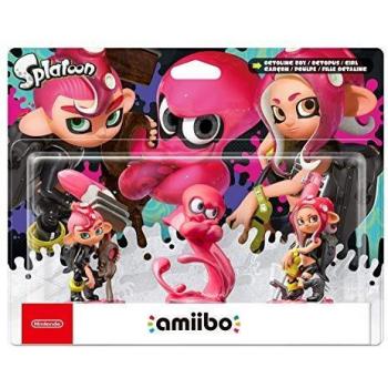 Nintendo - Amiibo Octoling Chico, Chica, Pulpo [Pack de 3]