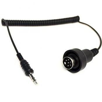 Sena SC-A0124 - Conector estéreo a cable din de 6 pines para sistemas de audio BMW K1200LT para adaptador inalámbrico de motocicleta Bluetooth, 3.5 mm