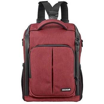 Mochila Cullmann Malaga Combi Backpack 200 para cámara fotográfica en color rojo