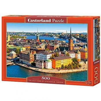 Castorland 500 Pieces Puzzle - The Old Town of Stockholm, Sweden