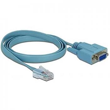 DeLOCK 63341 - Cable de serie DB-9 Azul 1 m