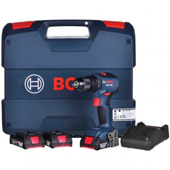 Bosch Taladro/atornillador 18V 3x2.0ah GSR 18V-50 + Maletín