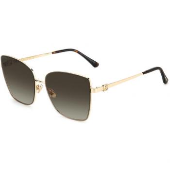 Jimmy Choo Vella Square Sunglasses - 59mm Gold/Brown Gradient