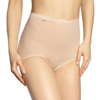 Sloggi Basic+ Maxi Women's Briefs 2-Pack - Beige Cotton