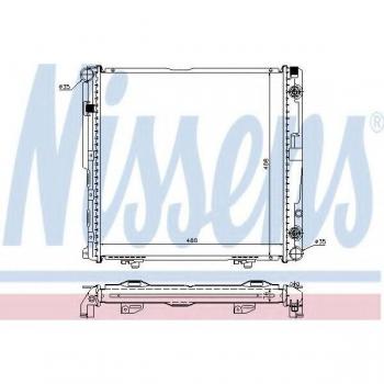 Radiador de refrigeración del motor NISSENS 62751A, tipo de radiador, características: diseñado para optimizar la temperatura del motor, fabricado con materiales de alta calidad, incluye conexiones precisas para fácil instalación, compatible con múl