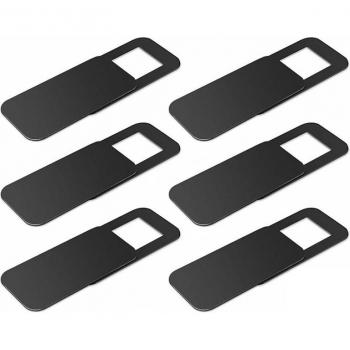Paquete de 6 cubiertas deslizantes ultra delgadas para cámara web, protección de privacidad para tabletas, teléfonos, PC y laptops