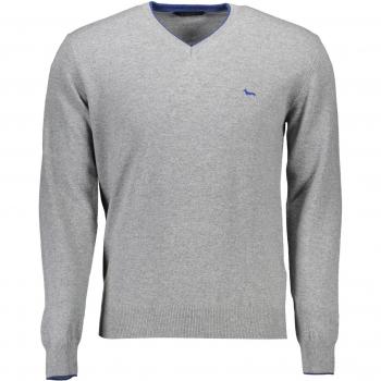 Elegant V-Neck Wool Blend Sweater - 3XL