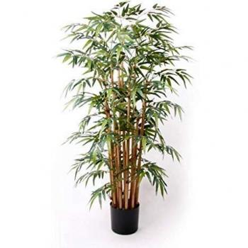 Emerald Bambú Artificial Deluxe 145 cm Decoración Maceta Hogar Flores Secas