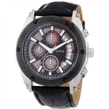Guess Men's Chronograph Watch W16570G1 with Black Dial