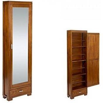 Zapatero de Madera Mindi - Línea Seria por Craftenwood TUTTAMBI