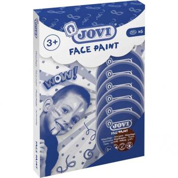 Pintura facial Jovi Marrón 8ml - Paquete de 6