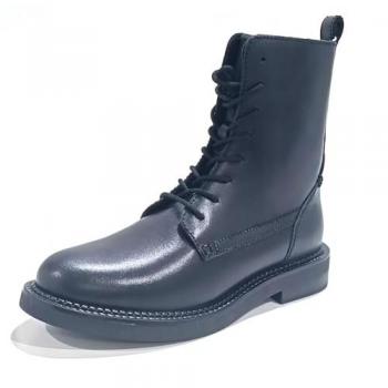 Geox Women's Black Mid Ankle Boots Serilda G