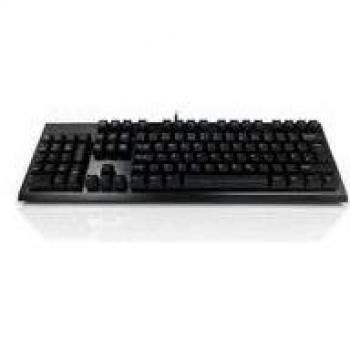 Teclado Ceratech Full Size para Zurdos, Con Cable USB/PS2, Color Negro, QWERTZ