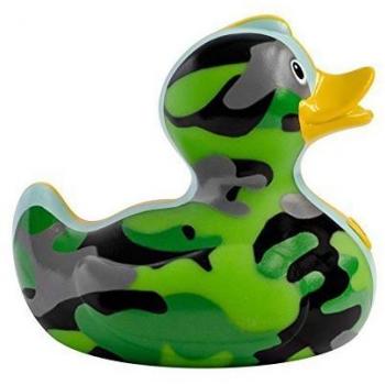 Bud Duck ~ Coleccionable Deluxe Pato De Goma ~ CAMUFLAJE FUSIÓN