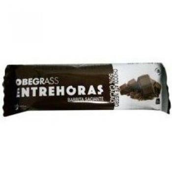 Actafarma Obegras Barritas Entrehoras Chocolate Negro - 20 unidades