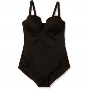 Triumph Modern Finesse BSWP Women's Shaping Bodysuit with Lace Details, Size 85C, Black