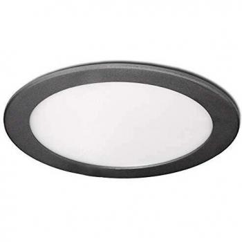 Greenice | Placa de LEDs Circular 225M 18W 1350Lm 30.000H Plata | Lámpara LED | Downlight LED | Panel LED Techo | Oficina, Fábrica, Pasillos, Baños | Blanco Frío