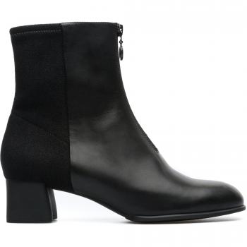 Camper Katie Women's Ankle Boots - Black, Size 39, Smooth Leather/Cotton Fabric