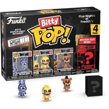 Funko Bitty Pop! Five Nights At Freddy's: Nightmare Bonnie, Chica & Freddy 4-Pack