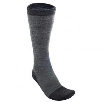 Calcetines de lana Skilled Liner hasta la rodilla - Gris oscuro/Gris 40-44