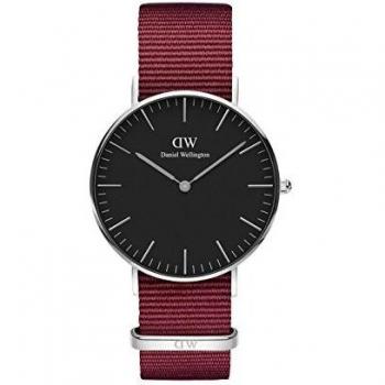 Daniel Wellington Unisex Adult Analogue Quartz Watch with Nylon Strap DW00100274