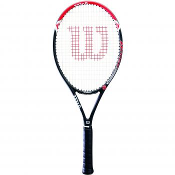 Wilson Hyper Hammer 5 Raqueta, Unisex Adulto, Rojo/Negro, 3
