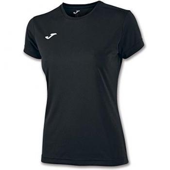 Joma Combi Women's Short Sleeve T-Shirt Black 100% Breathable