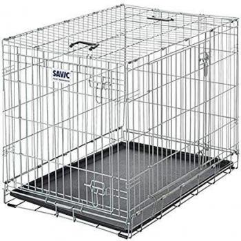 Jaula de Transporte Savic Dog Residence con Cojín - 71 x 107 x 81 cm (Ancho x Profundidad x Altura)