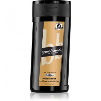 Bruno Banani Man's Best Refreshing Shower Gel 3-in-1 for Men 250 ml