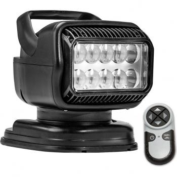 Golight 79514GT Radioray GT Series Portable Black LED Searchlight with Wireless Handheld Remote and Portable Magnetic Shoe Mount