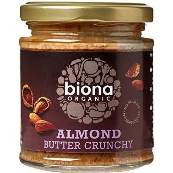Biona Organic Crunchy Almond Butter 170 g