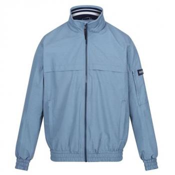 Regatta Men's Shorebay II Waterproof Breathable Jacket - Coronet Blue Linear Stripe, Size XXL