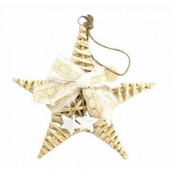 Estrella decoración Navidad Wish 35 cm