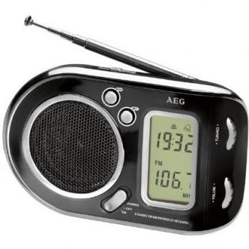 AEG WE 4125 - Radio multibanda, color negro
