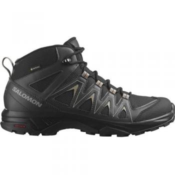 Bota Salomon X Braze Mid GTX, tipo: bota trekking, características: gore-tex, color negro, talla 46