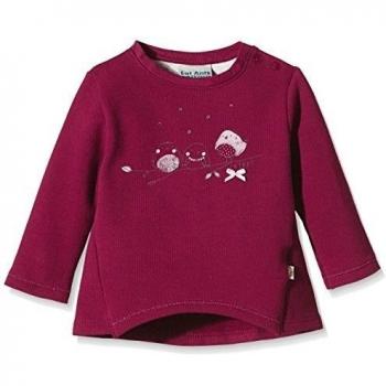 Sanetta 113530-Sudadera Bebé-Niñas,  
 Rot